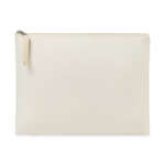 AWARE™ Cotton Zippered Pouch Natural