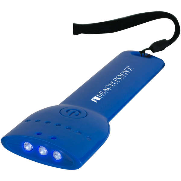 3 LED Flat Plastic Flashlight Deluxe