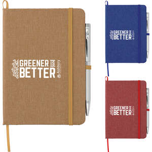 Promotional Products - 5 x 7 Recycled Cotton-Bound Notebook