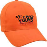 Lightweight Brushed Cotton Twill Cap Orange