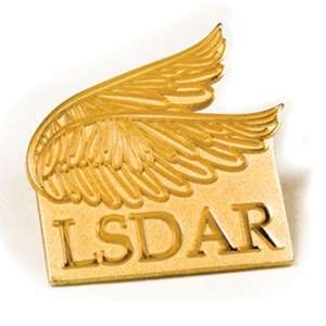 Buttons, Stickers and Patches - Die Struck Two-Tone Brass Lapel Pin - 1-1/2