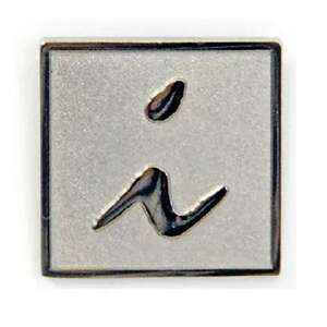 Custom Promotional Die Struck Two-Tone Brass Lapel Pin - 3/4"