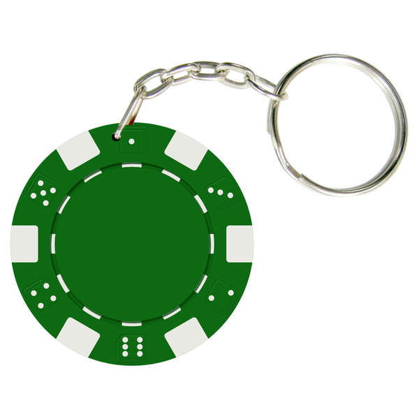 Order Custom Clay Poker Chip Keychain - 1 Side Online