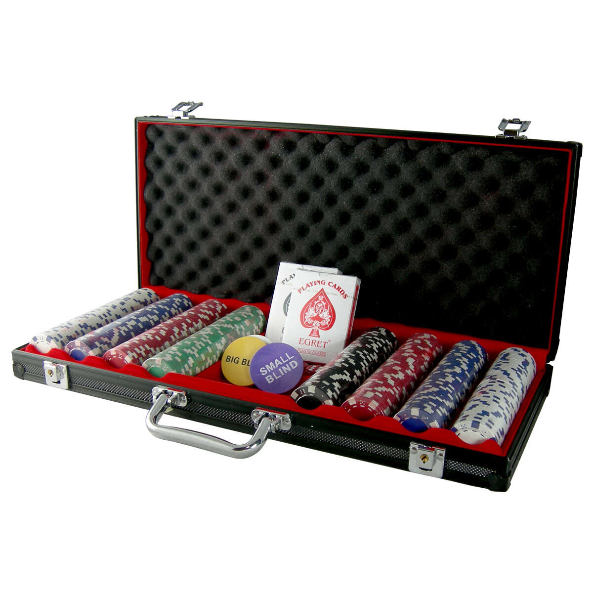 400Piece Poker Chip Set (Black) Deluxe