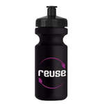 Bike Bottle with Push-Pull Lid - 22 oz. Black