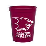 Cups On-The-Go -16 oz. Stadium Cup Maroon