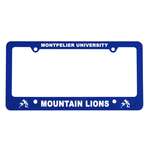 Classic License Frame With 4 Holes Blue, Medium