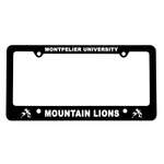 Classic License Frame With 4 Holes Black