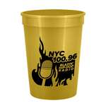 12 oz. Stadium Cup Gold, Metallic