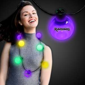 Party Accessories - Mardi Gras LED Ball Necklace