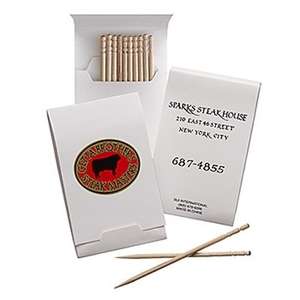 Custom Promotional Toothpick Booklet 10-Pack