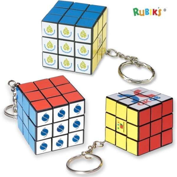 Vintage Rubik’s Cube Keychain Made In Taiwan