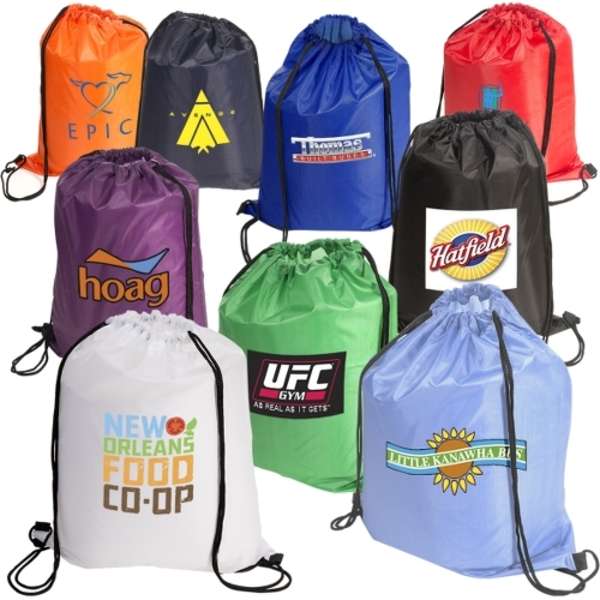 string a sling backpack