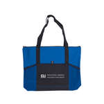 Jumbo Tradeshow Tote with Front Pockets Blue, Reflex