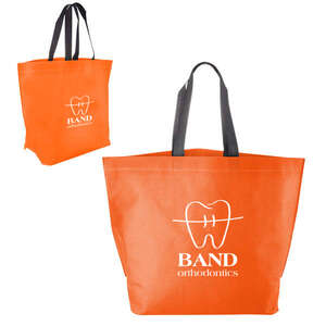 Bags - Two Tone Heat Sealed Nonwoven Tote