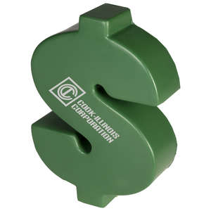 Custom Promotional Dollar Sign Stress Reliever