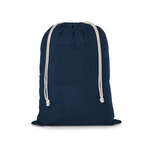 Blue, Navy Prime Line Cotton Laundry Bag Blue, Navy