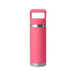 YETI Rambler 18 oz. Water Bottle with Color-Matched Straw Cap Pink, Tropical