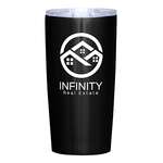 Adventure Stainless Steel Tumbler 20 Oz. Black