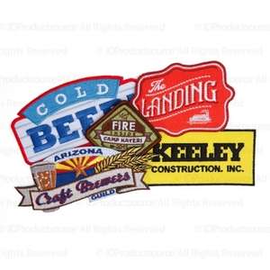 Buttons, Stickers and Patches - 75% Embroidered Patch - 3-1/2