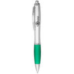 Green Curvacious Grip Pen Green