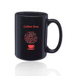 15 oz. Large El Grande Personalized Mugs Black