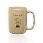 15 oz. Large El Grande Personalized Mugs Almond