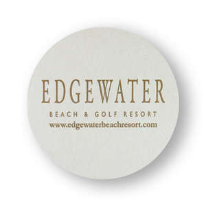 Drinkware - 4 Round 80pt Pulp Board Coaster