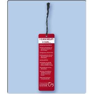 Custom Promotional Bookmark with Double Side Lamination - 2" x 8"
