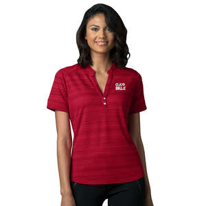 Apparel - Ladies Vansport Strata Textured Henley