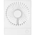 Rechargeable Slim 3 Speed Desk Fan White