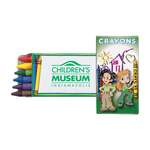 6-Pack Crayons White/Green