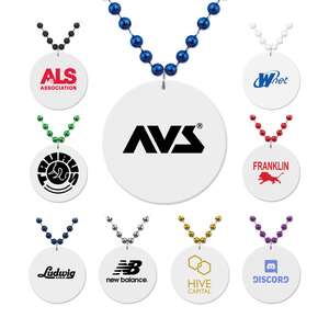 Party Accessories - White Medallion Beads