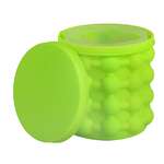 Green, Lime Silicone Ice Cube Maker & Bucket Green, Lime