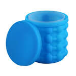 Light Blue Silicone Ice Cube Maker & Bucket Light Blue