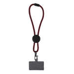 Phone Holder Wristlet Black/Red