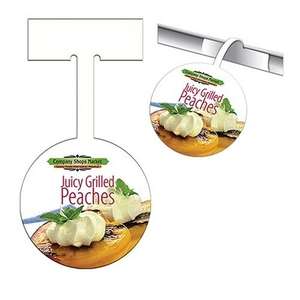 Spirit Hands, Signs and Sticks - Round Shelf Talker Tag