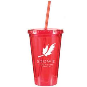 Custom Promotional 16 oz. Victory Acrylic Tumbler with Straw Lid