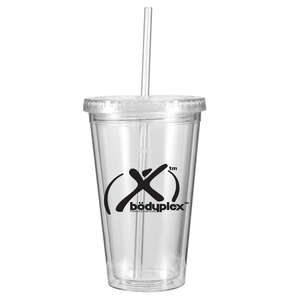 Tumbler Cups - 16 oz. Victory Acrylic Tumbler with Straw Lid