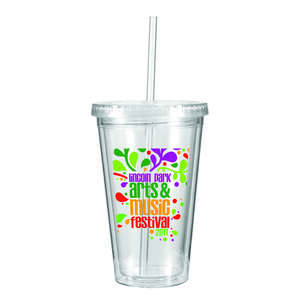 Tumbler Cups - 16 oz. Victory Acrylic Tumbler - Full Color Digital