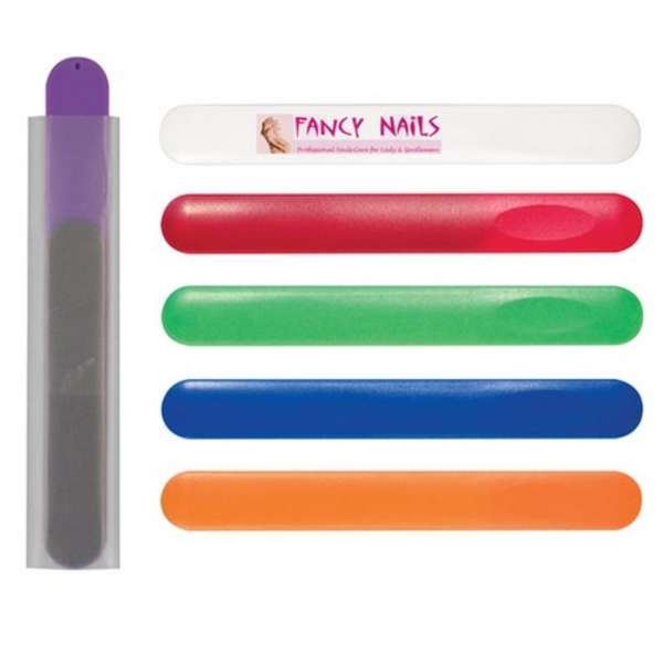 Nail File in Plastic Sleeve Full Color Digital, Customization Options