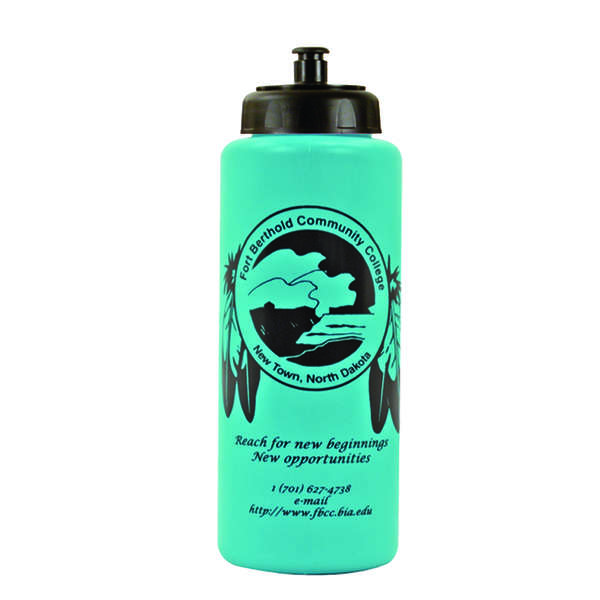 Order Custom Grip Bottle with Push 'n' Pull Cap - 32 oz.