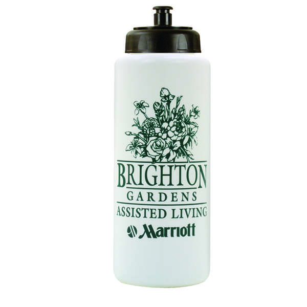 Order Custom Grip Bottle with Push 'n' Pull Cap - 32 oz.