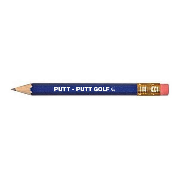 Hexagon Golf Pencil with Eraser, Customization Options