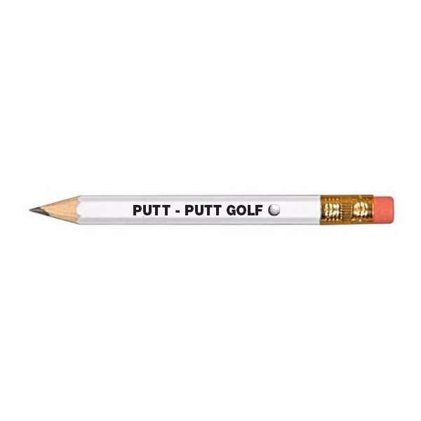 Hexagon Golf Pencil with Eraser, Customization Options