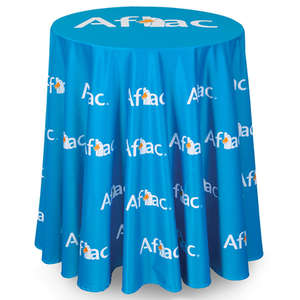 Table Covers - Full Color Round Tall Table Throw for 30 Diameter Table