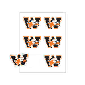 Custom Stickers - Face-Cal Wearable Stickers 6-Pack Rectangle