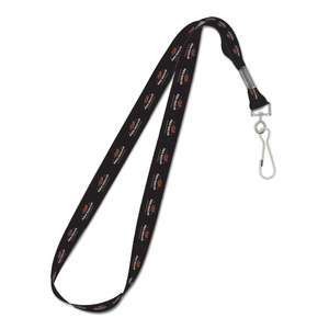 Lanyards and Badges - Lanyard with 3/4 Wide Metal Crimp