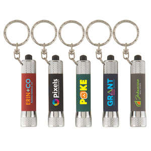 Flashlight Keychains - Chroma Softy LED Flashlight Key ring - ColorJet