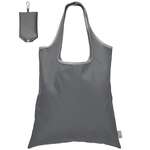 Santorini Foldaway Shopping Tote Bag 210D Polyester Gray
